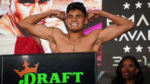 Vaquero Navarrete Robson Conceicao pesaje Las Vegas