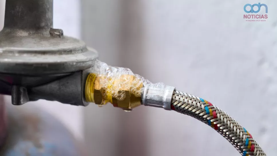 fuga de gas