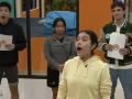 Isaveli Laina es una de las más felices con la canción que le tocó...