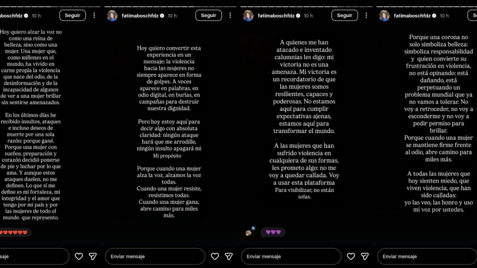 Discurso Fátima Bosch