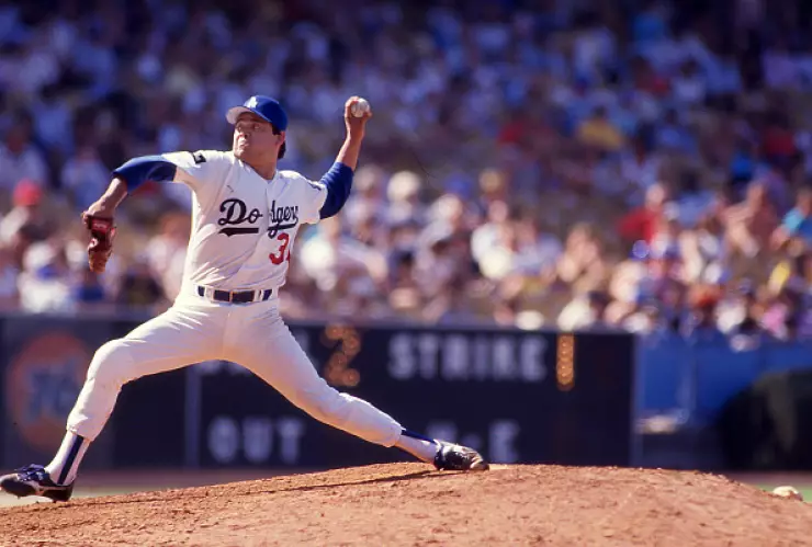 1. Fernando Valenzuela con Dodgers de Los Angeles en 1981