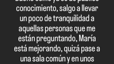 La última actualización del estado de salud de María Becerra en palabras de su hermano