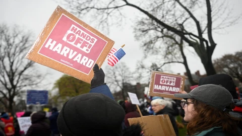 Protestas en la Universidad de Harvard