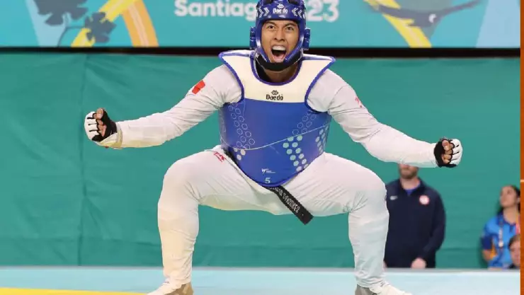Carlos Sansores es campeón panamericano de Taekwondo en Santiago 2023