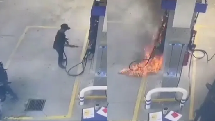 Hombres armados intentan incendiar gasolinera en Tabasco