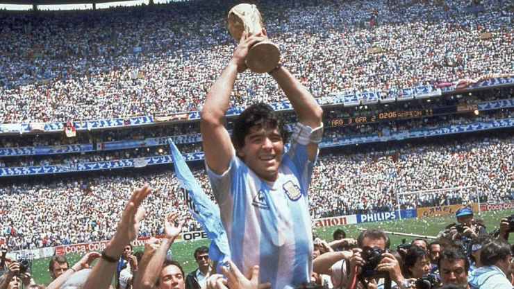 Maradona campeón en México 86