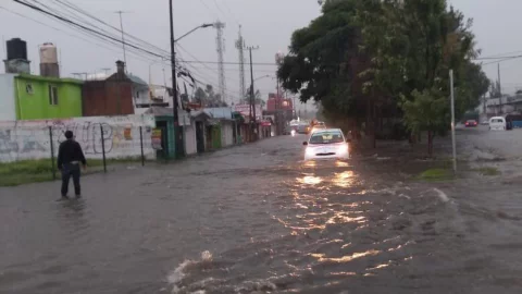 Lluvias provocan inundaciones en Cuautitlán Izcalli