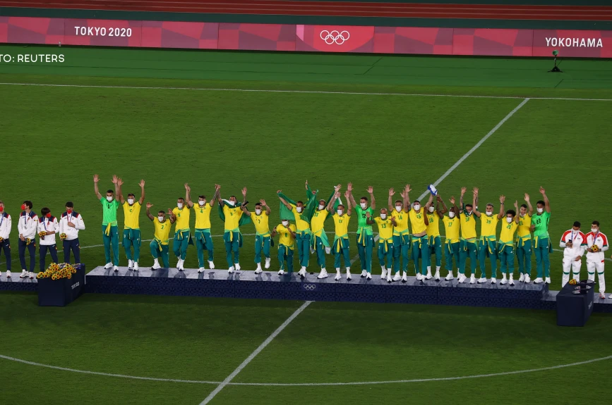 FOTOS: Ceremonia de premiación futbol varonil Tokyo 2020