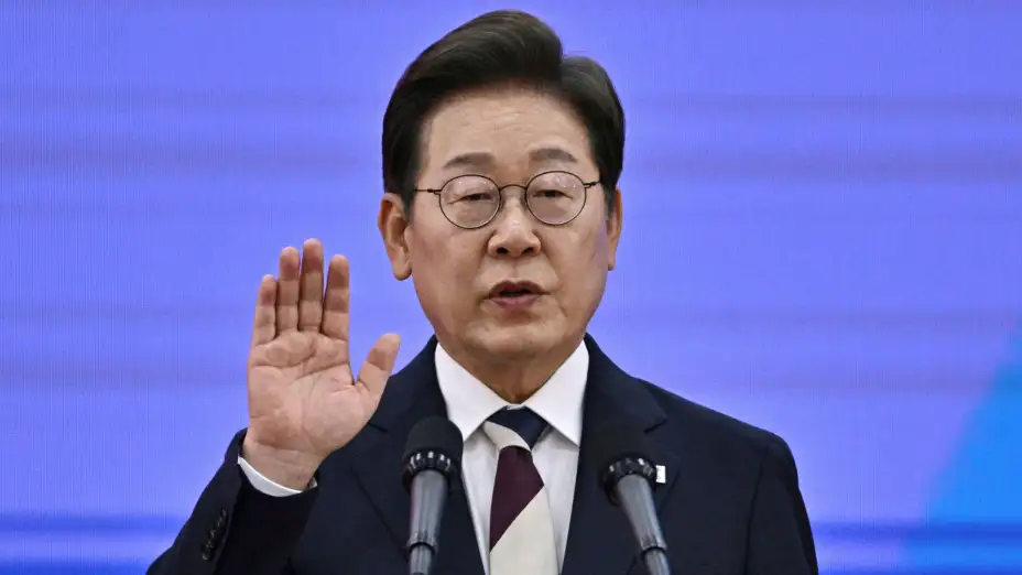 El recién elegido presidente de Corea del Sur, Lee Jae-myung.