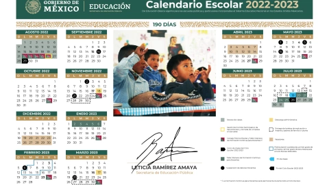 calendario escolar 2022-2023 SEP | Descansos en junio