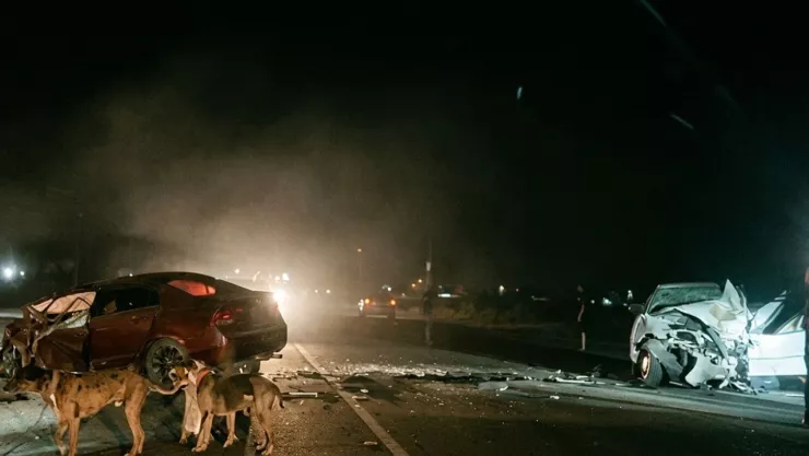 Policía municipal y joven fallecen tras accidente vial en el Valle de Mexicali