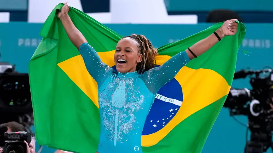 Rebeca Andrade Simone Biles París Juegos Olímpicos 2024