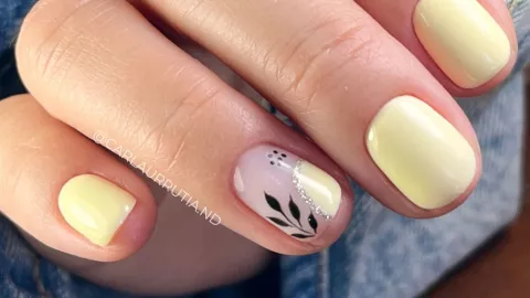 uñas butter yellow uñas amarillo mantequilla