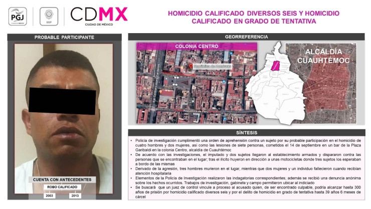 Detenido por caso Garibaldi