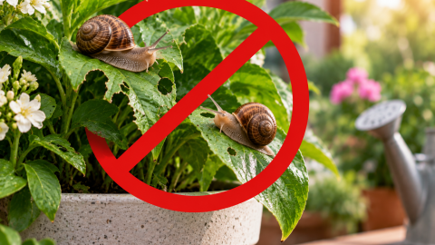El sencillo repelente casero para ahuyentar caracoles de tus plantas