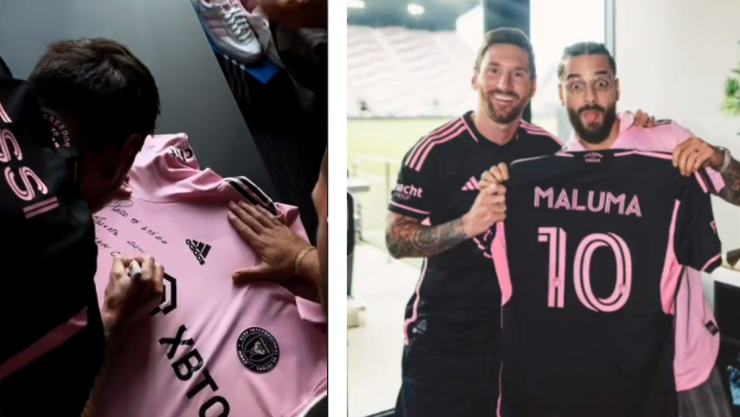 VIDEO_ Maluma visita a Leo Messi y recibe este regalo