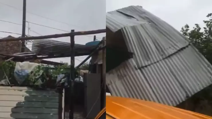 VIDEO_ Viento destruye el techo de una casa en Mahahual.jpg