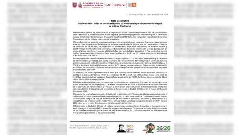 Renovación de Línea 3 Metro CDMX: Cuándo inician las obras y cómo serán
