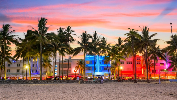 Vista de Miami Beach, Florida