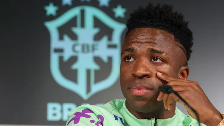 Vinícius en conferencia de prensa