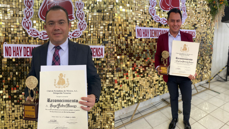 Reconocen elementos de TV Azteca Veracruz