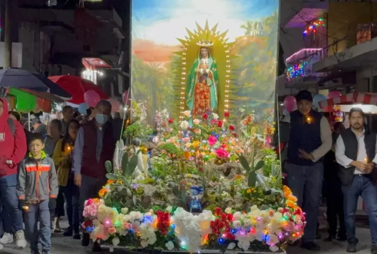 Virgen de Guadalupe en Poza Rica.