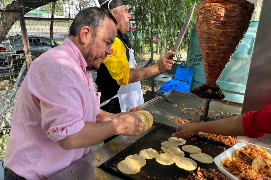 Ricos y deliciosos platillos tuvimos en el centro de acopio