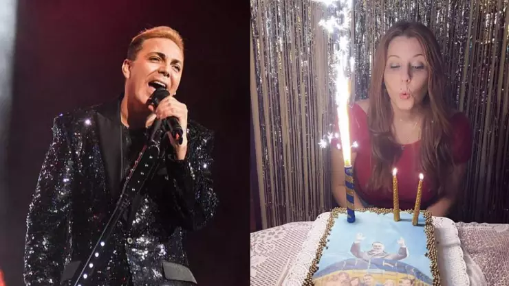 Pastel de Cristian Castro.