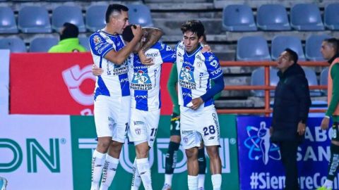 Montiel, jugador de Pachuca en el Clausura 2026