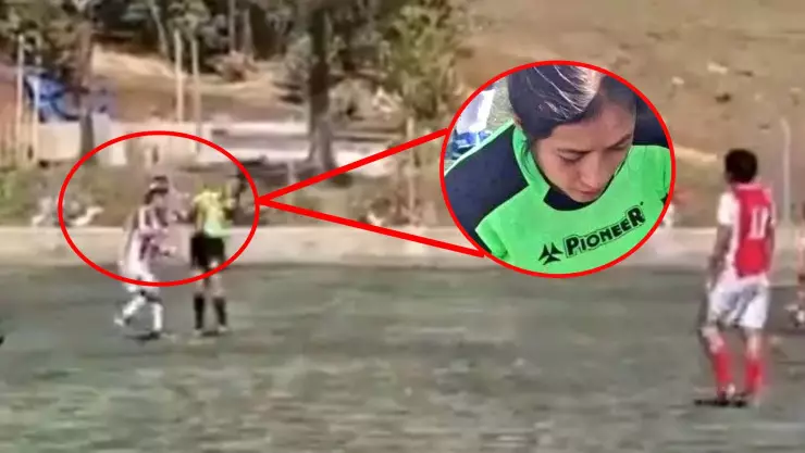 VIDEO: Jugador le da brutal puñetazo en la cara a una árbitra en pleno partido de futbol