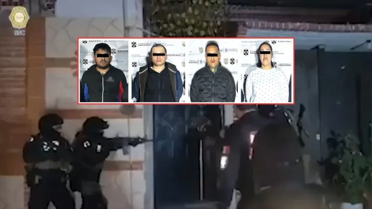 Mega operativo en CDMX da con mil dosis de droga y caen 4 criminales