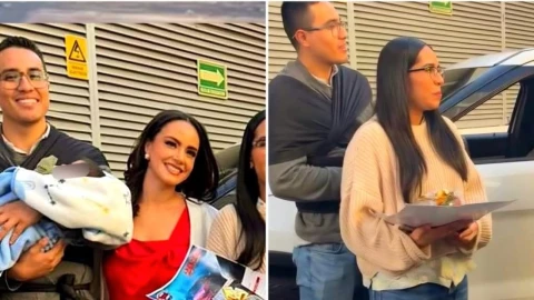 Regalan carro a pareja