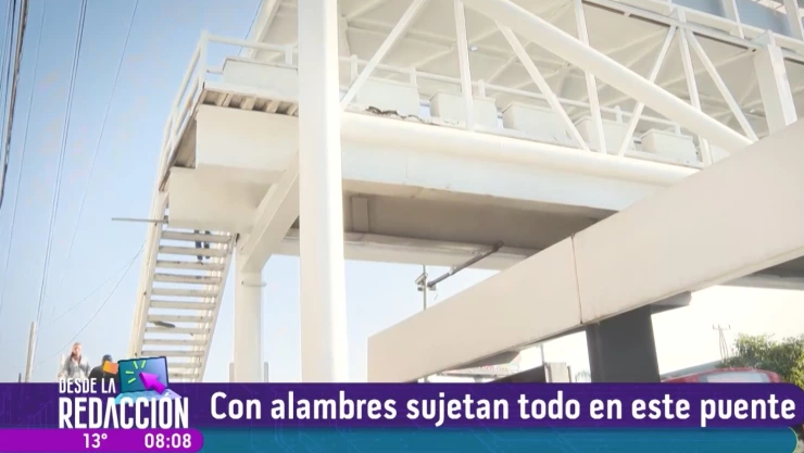 Desde La Redacción | Vecinos exigen reparación urgente de puente peatonal en Zapopan