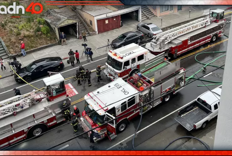 Incendio en un asilo en Oakland en EUA.