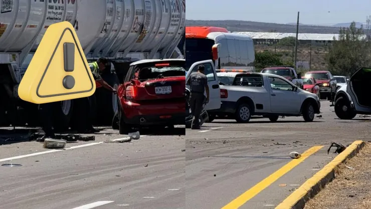 Accidente en Aguascalientes ¿Qué está pasando en la Carretera 45 Sur hoy 4 de mayo