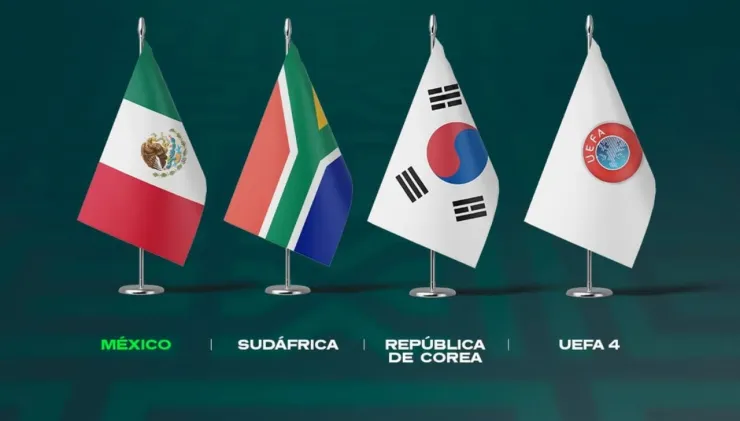 México, Sudáfrica, Corea del Sur, Repechaje UEFA en el Mundial