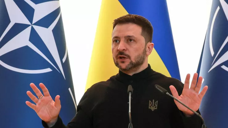 Volodimir Zlensky busca el alto al fuego en la guerra en Ucrania