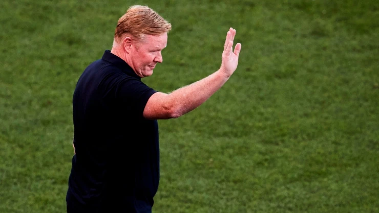 Ronald Koeman, técnico del Barcelona