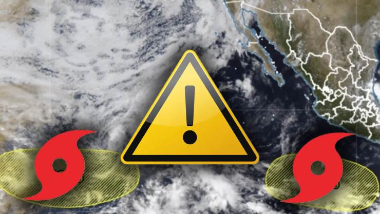 ¿Ya viene en camino ‘Iselle’? Vigilan dos zonas de baja presión con potencial para desarrollo ciclónico; aquí su ubicación