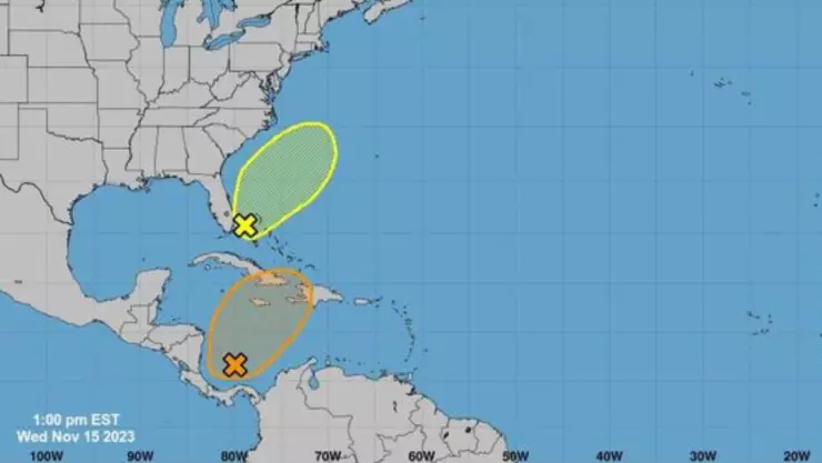 ciclon frente a yucatan se aleja de la zona no representa peligro