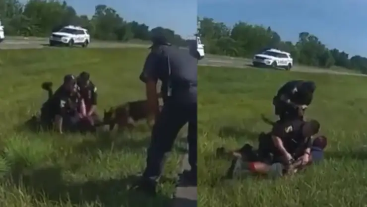 VIDEO: Perro policía ataca brutalmente a joven afroamericano desarmado