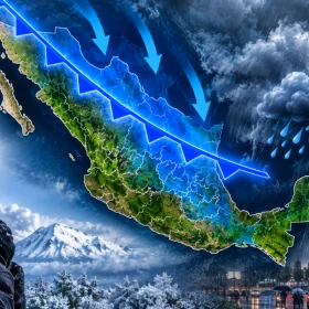 ¿Temperaturas heladas y lluvias fuertes? Esto ocasionará el frente frío número 2 en México hoy 14 de octubre