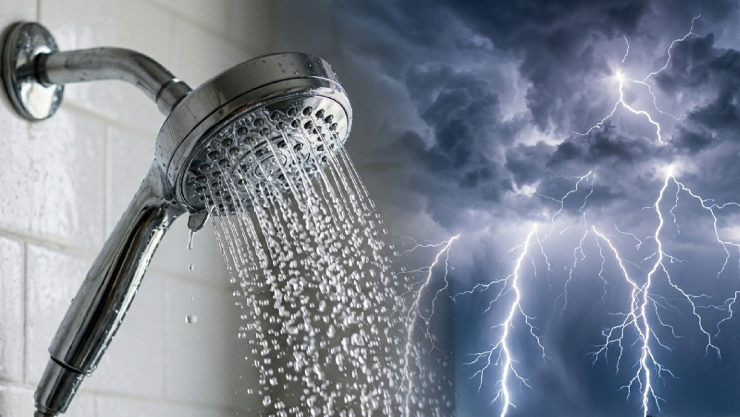 ¿Qué pasa si me baño durante una tormenta eléctrica?