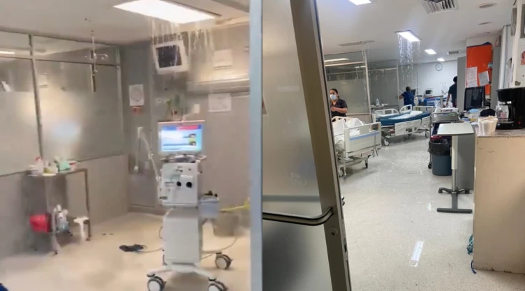 Video: Se inunda área de terapia intensiva de hospital del ISSSTE en Hermosillo, Sonora
