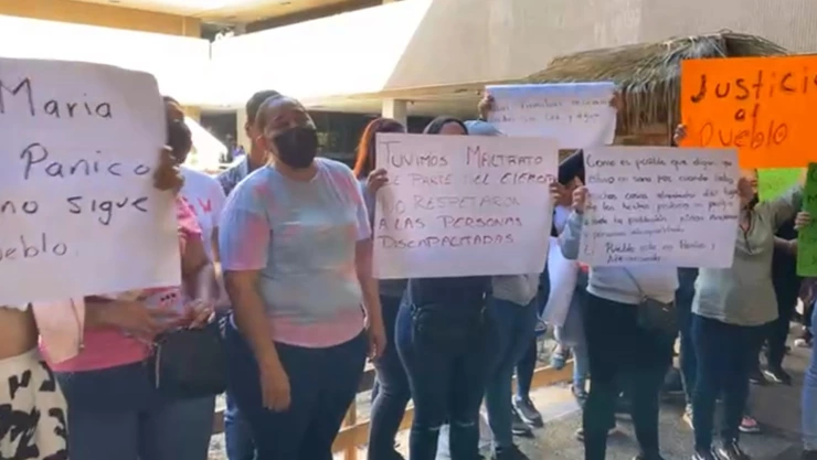 Jesus María palacio de Gobierno protesta Siinaloa