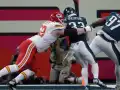 La defensiva de los Chiefs deja pasar a Eagles como Pedro por su casa