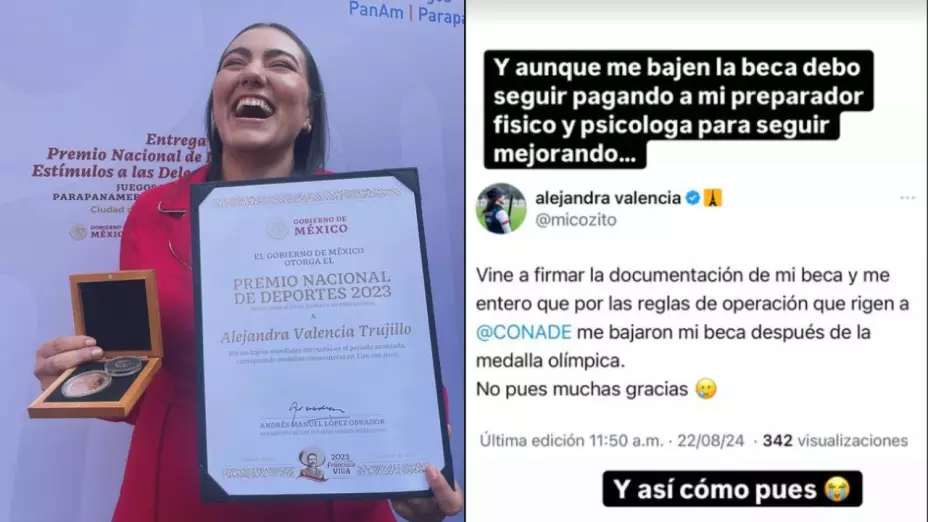Alejandra Valencia fue Premio Nacional de Deporte en el 2023