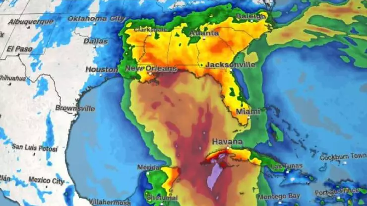 Alertan por tormentas eléctricas y granizo en EUA para Semana Santa