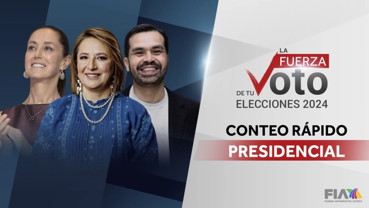 Resultados del conteo rápido de las elecciones presidenciales 2024