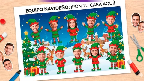 Duendes navideños: diseños listos para pegar en tu área de trabajo